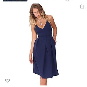 Navy Strappy dress